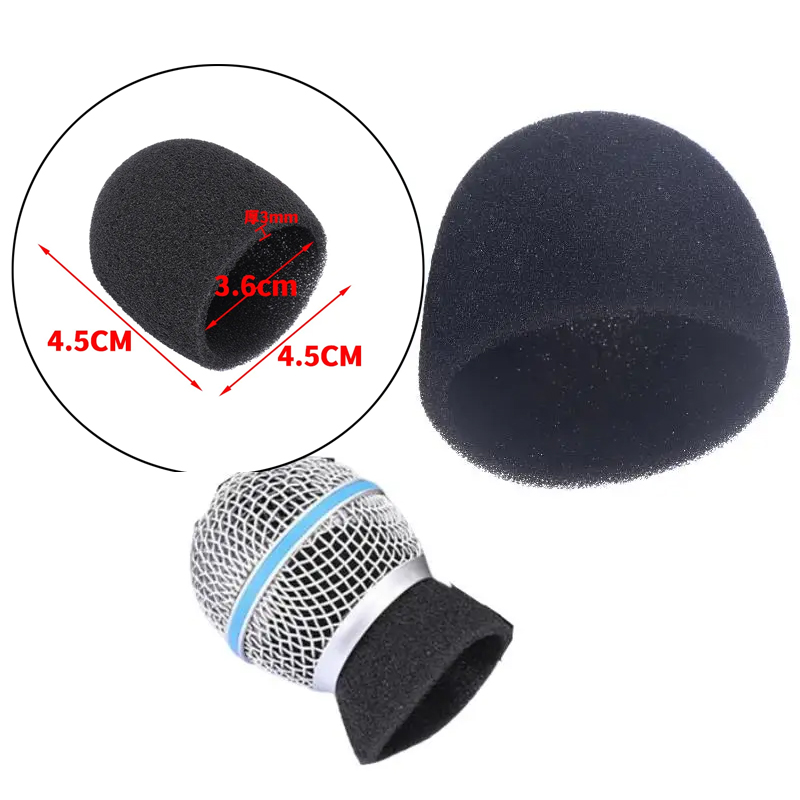 Shure Mic Mv7 - 2 pz Microfono Protettivo Interno-Schiuma Per