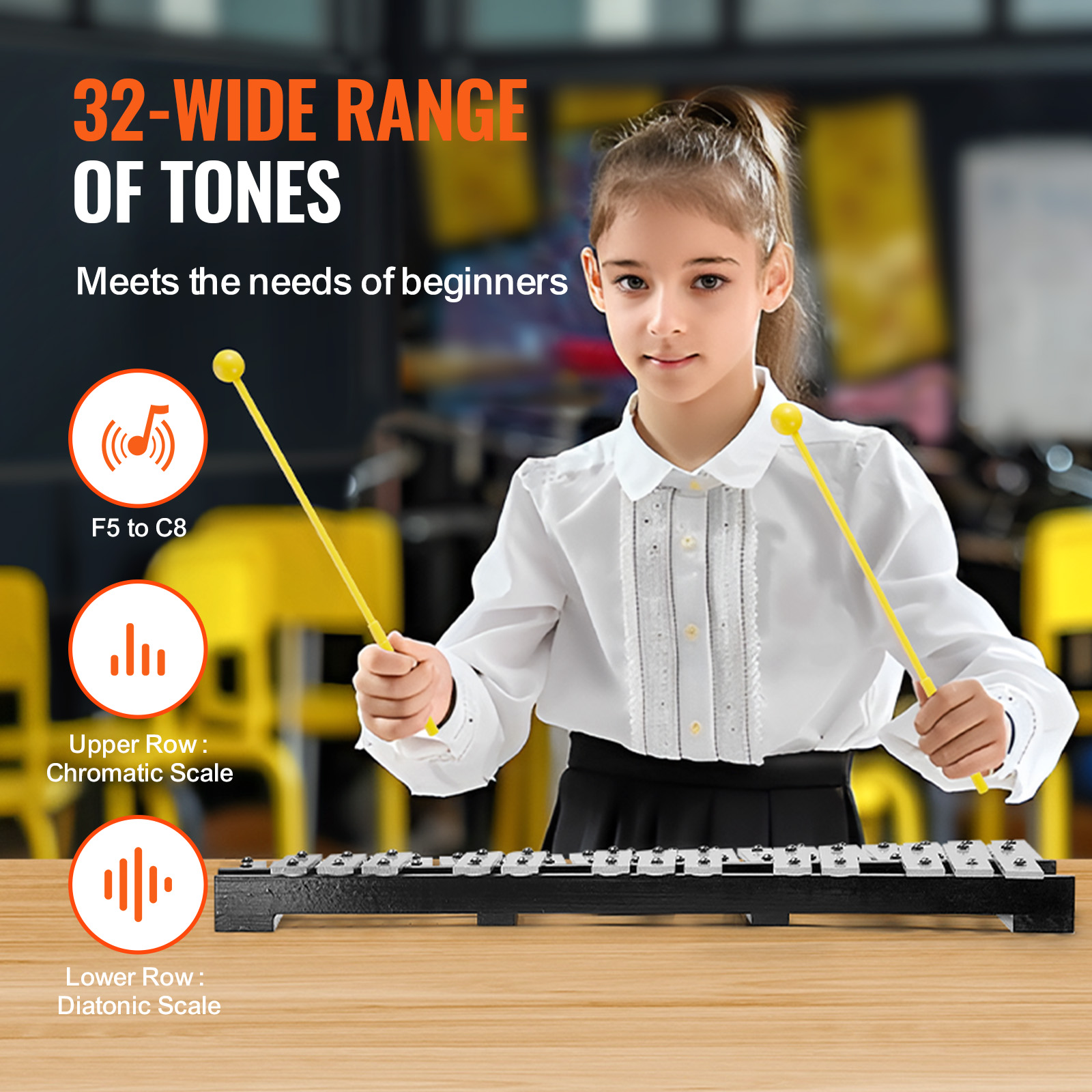 SucceBuy Glockenspiel a 32 Not - Musical Instrument Harmonium recensione e prezzo